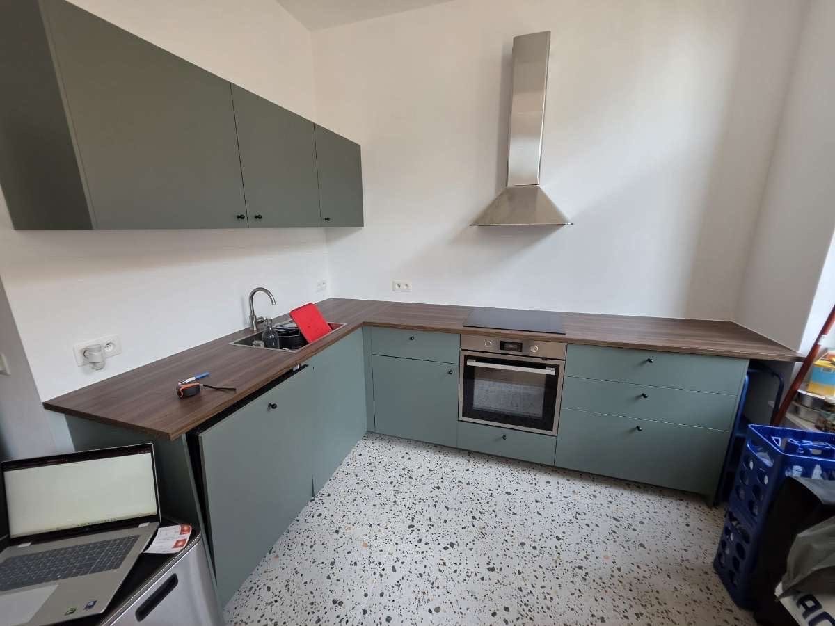 Keuken voor de werken